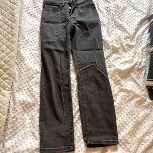 Everlane High Rise Slim Straight Ankle Jeans